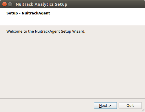 Nuitrack Agent Installation Wizard